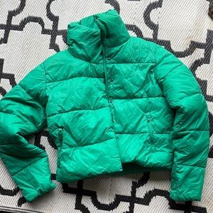ALO Yoga Vibrant Green Puffer Jacket